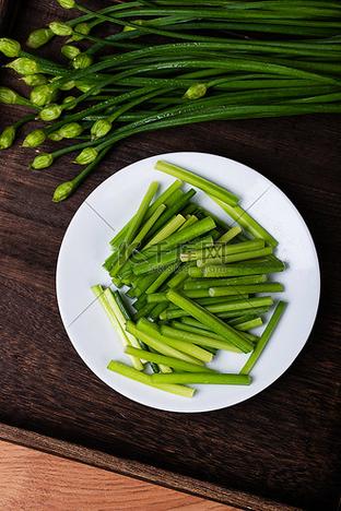 健康果蔬韭菜饮食农产品摄影图配图